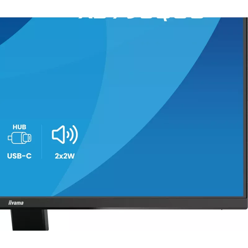 27 Zoll IIYAMA ProLite X2793QSU-B1 Quad HD 2560x1440 IPS LED-Monitor, 1 ms, USB-Hub, Lautsprecher, VESA
