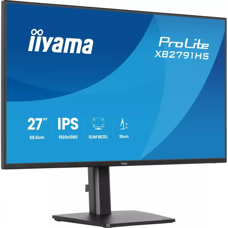 iiyama ProLite XB2791HS-B1 Computermonitor 68,6 cm (27 Zoll) 1920 x 1080 Pixel Full HD LED Schwarz