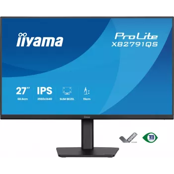 iiyama ProLite XB2791QS-B1 Computermonitor 68,6 cm (27 Zoll) 2560 x 1440 Pixel Quad HD LED Schwarz