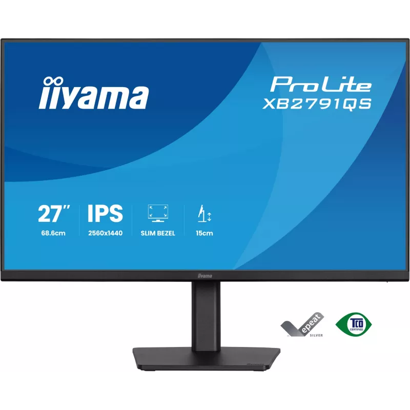 iiyama ProLite XB2791QS-B1 Computermonitor 68,6 cm (27 Zoll) 2560 x 1440 Pixel Quad HD LED Schwarz