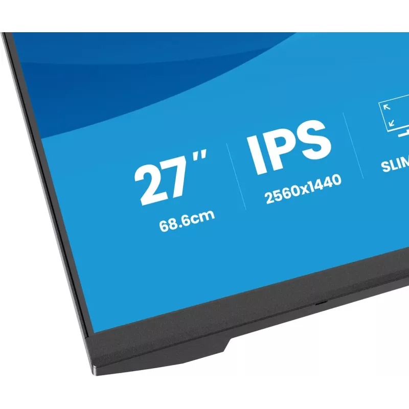 Monitor IIYAMA ProLite XB2793QSU-B1 27 Zoll (68,6 cm) IPS LED Quad HD 2560x1440, matt, USB-Hub, Lautsprecher, VESA, höhenverstellbar, schwarz