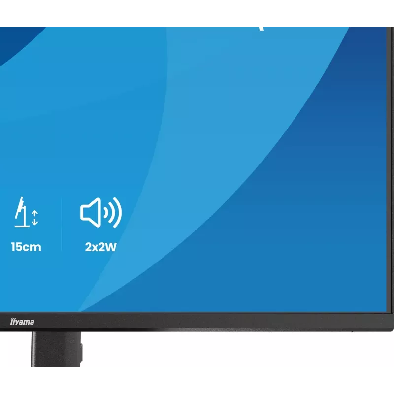 Monitor IIYAMA ProLite XB2793QSU-B1 27 Zoll (68,6 cm) IPS LED Quad HD 2560x1440, matt, USB-Hub, Lautsprecher, VESA, höhenverstellbar, schwarz