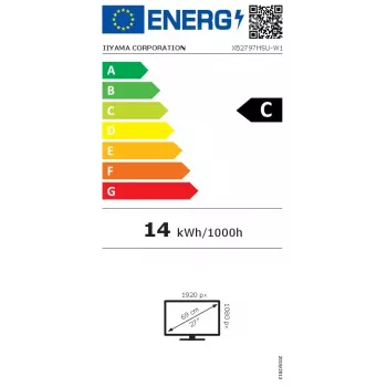 iiyama ProLite XB2797HSU-W1 Computermonitor 68,6 cm (27 Zoll) 1920 x 1080 Pixel Full HD LED Weiß