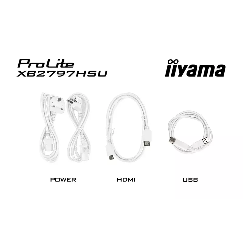 iiyama ProLite XB2797HSU-W1 Computermonitor 68,6 cm (27 Zoll) 1920 x 1080 Pixel Full HD LED Weiß