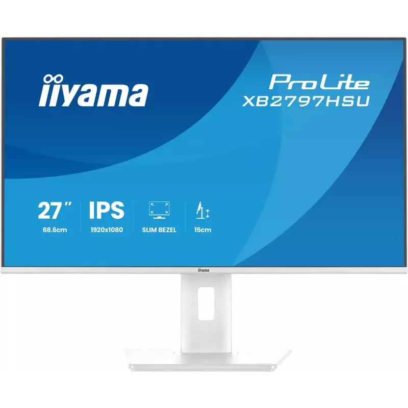 iiyama ProLite XB2797HSU-W1 Computermonitor 68,6 cm (27 Zoll) 1920 x 1080 Pixel Full HD LED Weiß