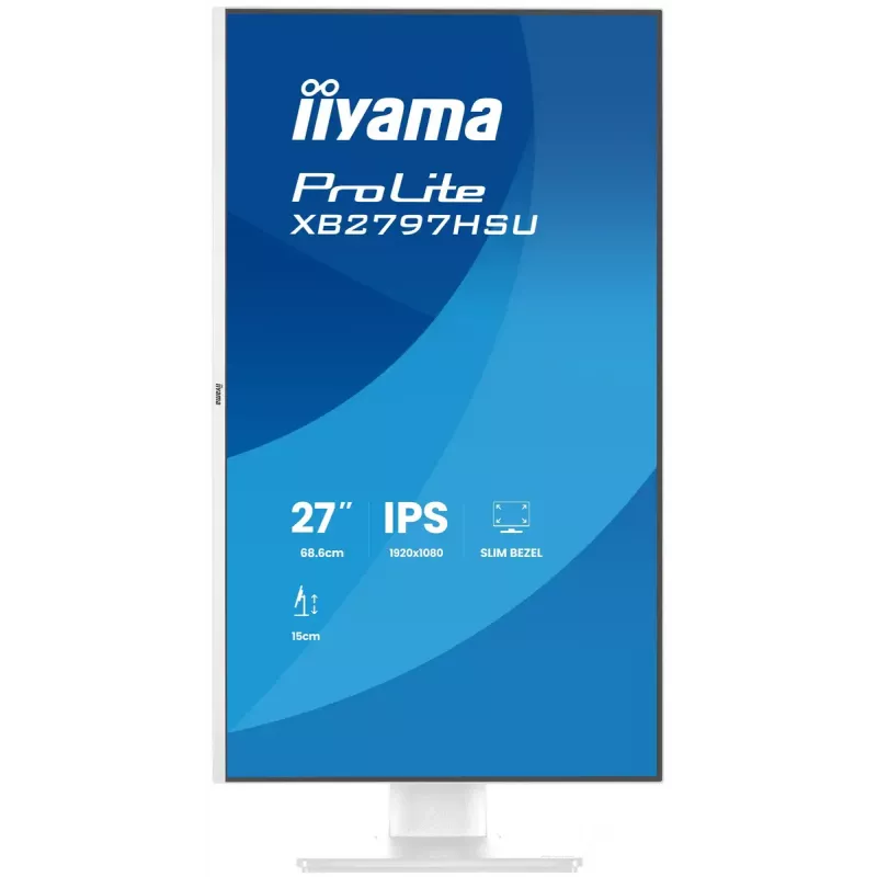 iiyama ProLite XB2797HSU-W1 Computermonitor 68,6 cm (27 Zoll) 1920 x 1080 Pixel Full HD LED Weiß