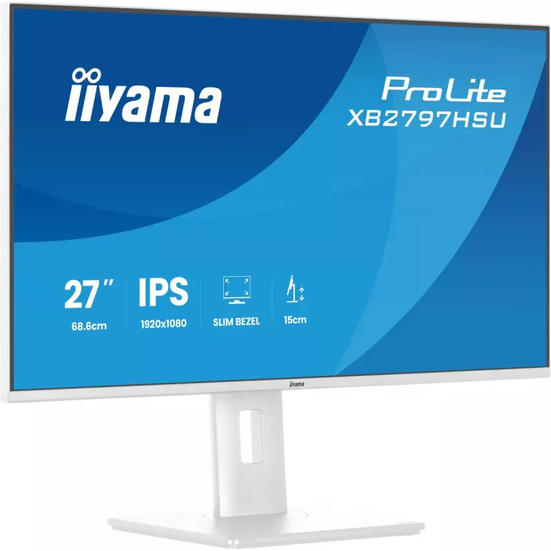iiyama ProLite XB2797HSU-W1 Computermonitor 68,6 cm (27 Zoll) 1920 x 1080 Pixel Full HD LED Weiß