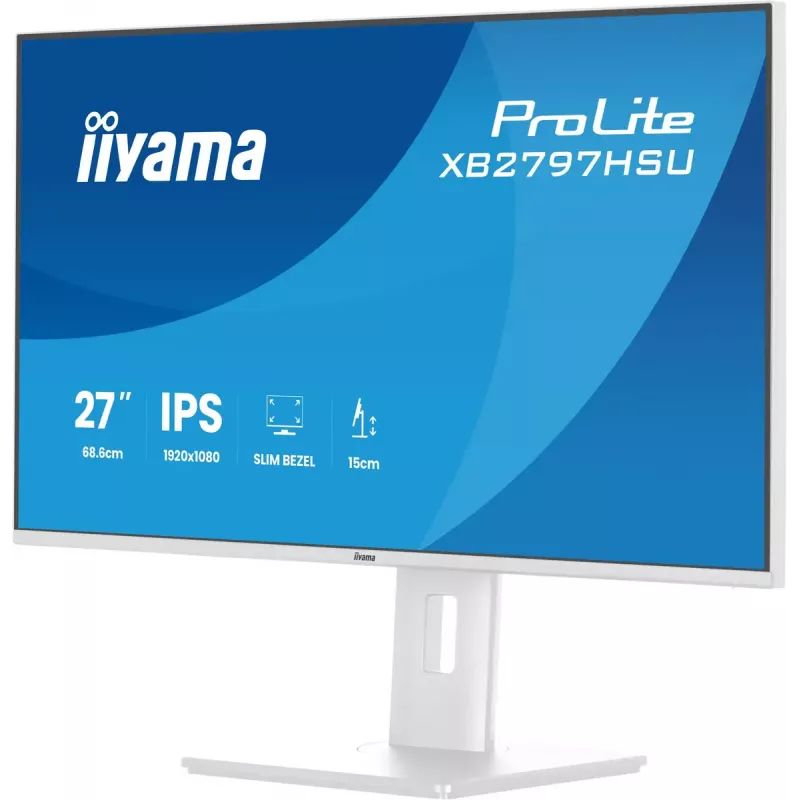 iiyama ProLite XB2797HSU-W1 Computermonitor 68,6 cm (27 Zoll) 1920 x 1080 Pixel Full HD LED Weiß