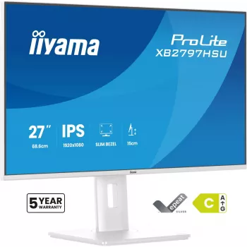 iiyama ProLite XB2797HSU-W1 Computermonitor 68,6 cm (27 Zoll) 1920 x 1080 Pixel Full HD LED Weiß