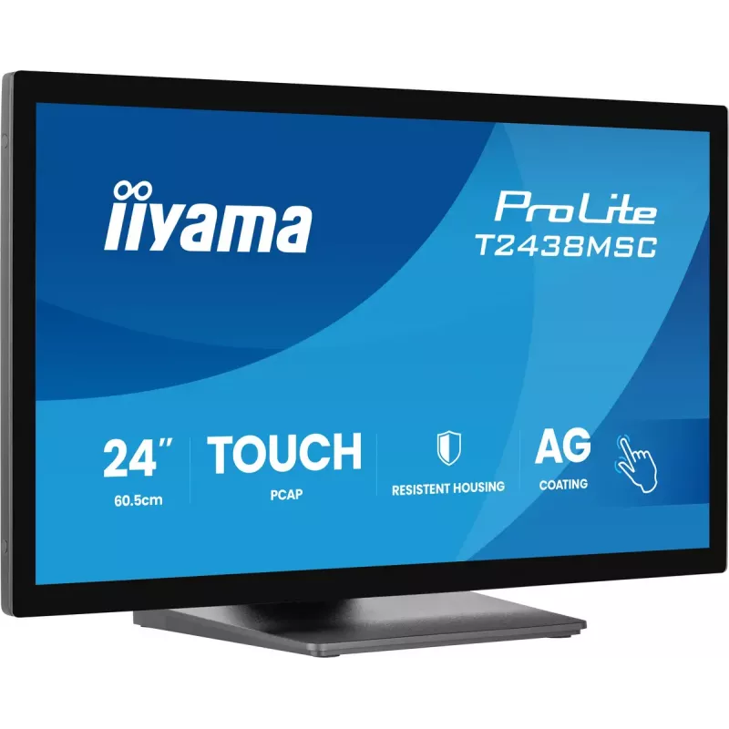 iiyama ProLite T2438MSC-B2 Computermonitor 60,5 cm (23,8 Zoll) 1920 x 1080 Pixel Full HD LED Touchscreen Schwarz