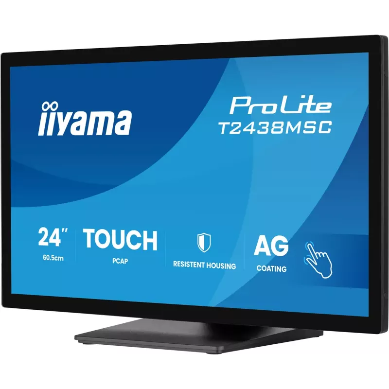 iiyama ProLite T2438MSC-B2 Computermonitor 60,5 cm (23,8 Zoll) 1920 x 1080 Pixel Full HD LED Touchscreen Schwarz