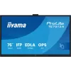 Interaktives Flachdisplay IIYAMA TE7513A-B2AG 75 Zoll 4K UHD Touchscreen, 500 cd/m², Wi‑Fi, Android, 24/7