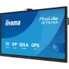 Interaktives Flachdisplay IIYAMA TE7513A-B2AG 75 Zoll 4K UHD Touchscreen, 500 cd/m², Wi‑Fi, Android, 24/7