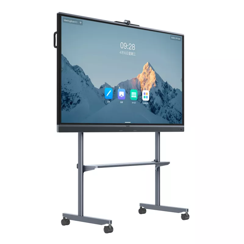 Interaktives Display Yealink MB75C-EDLA 75 Zoll 3840x2160 16:9 8GB RAM 64MB Speicher 30W Lautsprecher 50MP Kamera Sichtfeld 98,2° Schwarz