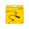Adapter HDMI-A Stecker auf USB Type-C Buchse DP Alt Mode DeLOCK 64212