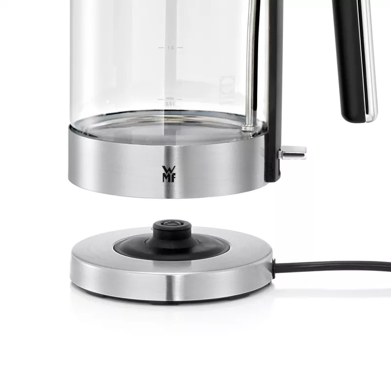 WMF Lono 0413150011 elektrischer Wasserkocher 1,7 l 3000 W Chrom, Transparent
