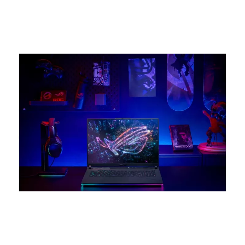 ASUS ROG Strix G16 G614PR-RV081W AMD Ryzen™ 9 8940HX Laptop 40,6 cm (16 Zoll) WUXGA 32 GB DDR5-SDRAM 1 TB SSD NVIDIA GeForce RTX 5070 Ti Wi-Fi 6E (802.11ax) Windows 11 Home Deutsch Schwarz, Grau