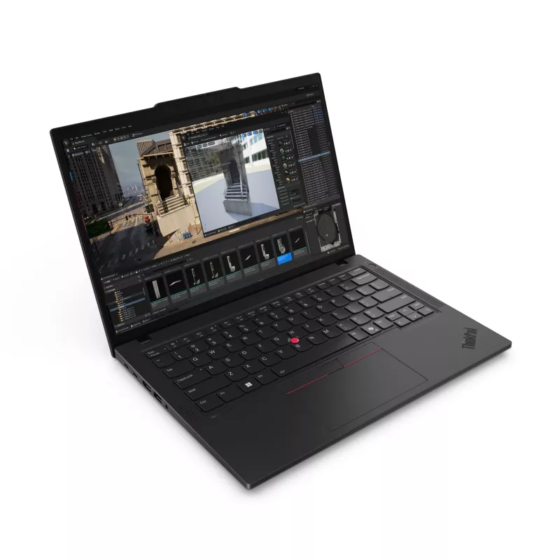 Lenovo ThinkPad P14s Gen 5 (AMD) AMD Ryzen™ 7 PRO 8840HS Mobile Workstation 35,6 cm (14 Zoll) Touchscreen WUXGA 64 GB DDR5-SDRAM 1 TB SSD Wi-Fi 6E (802.11ax) Windows 11 Pro Deutsch Schwarz
