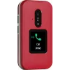 Feature-Phone Doro Leva E30 Klapphandy, 2,8 Zoll (7,11 cm) 320x240, Single-SIM, 0,3 MP Kamera, 1150 mAh, IP55, Rot/Weiß