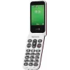 Feature-Phone Doro Leva E30 Klapphandy, 2,8 Zoll (7,11 cm) 320x240, Single-SIM, 0,3 MP Kamera, 1150 mAh, IP55, Rot/Weiß