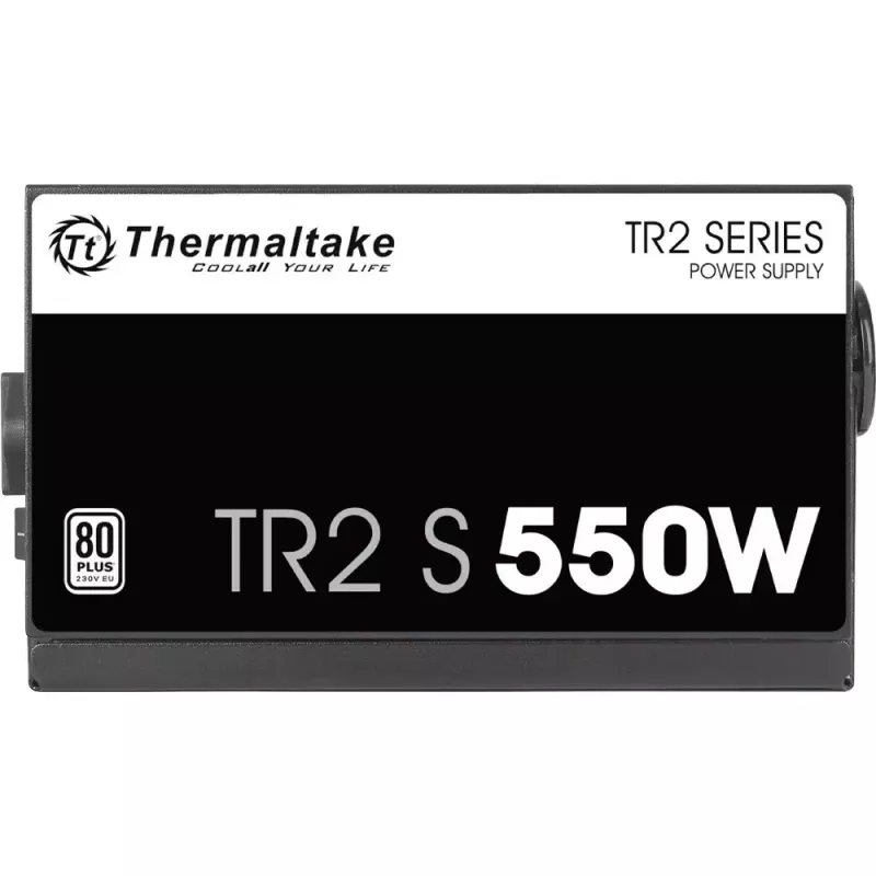 Netzteil THERMALTAKE TR2 S 550W, ATX, 20+4 Pin, 80 PLUS, 120 mm Lüfter, schwarz