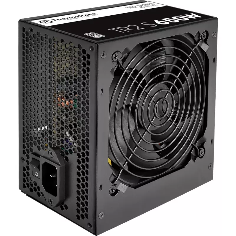 Netzteil Thermaltake TR2 S 650W – ATX, 20+4-pin, 80 PLUS, 120-mm-Lüfter, Schwarz