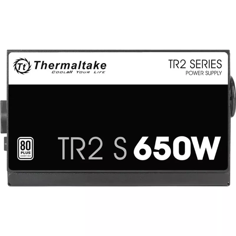 Netzteil Thermaltake TR2 S 650W – ATX, 20+4-pin, 80 PLUS, 120-mm-Lüfter, Schwarz