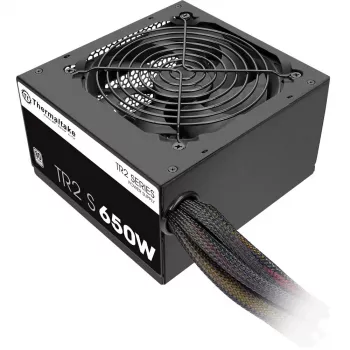 Netzteil Thermaltake TR2 S 650W – ATX, 20+4-pin, 80 PLUS, 120-mm-Lüfter, Schwarz