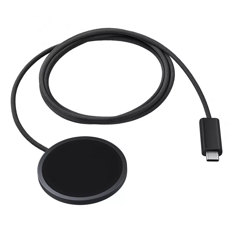 Samsung Magnet Wireless Charger 25W Blck Smartphone Schwarz USB Kabelloses Laden Schnellladen Innenbereich