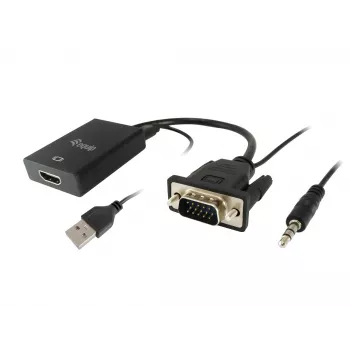 VGA-auf-HDMI-Adapter mit Audio Equip 119038