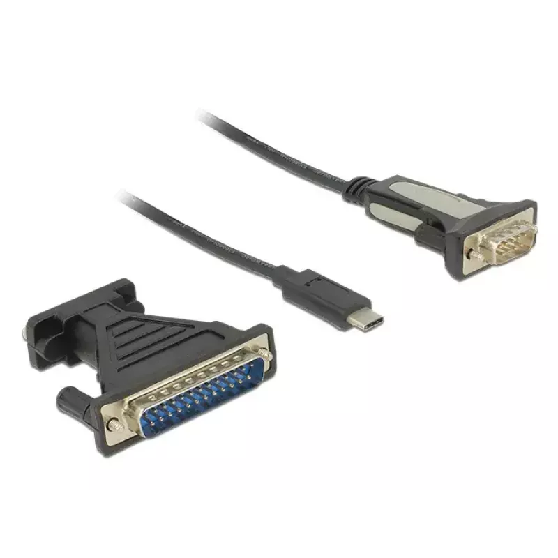 Serielles Kabel DeLOCK 62904 Schwarz 1,8 m DB-9