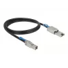 Netzwerkkabel DeLOCK 83734 Mini SAS HD SFF-8644 auf Mini SAS SFF-8088 1 m Schwarz