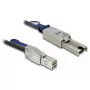 Netzwerkkabel DeLOCK 83734 Mini SAS HD SFF-8644 auf Mini SAS SFF-8088 1 m Schwarz