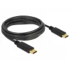 USB-Kabel DeLOCK 83867 USB 2.0 3 m USB C Schwarz