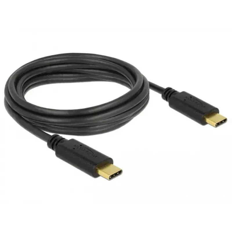 USB-Kabel DeLOCK 83867 USB 2.0 3 m USB C Schwarz