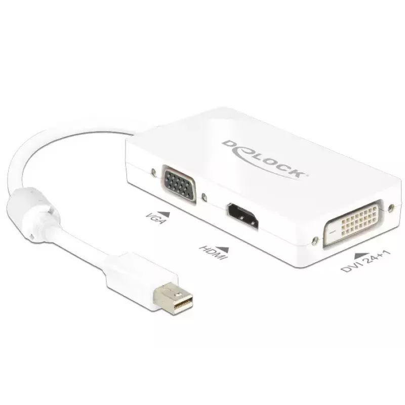 Kabel DeLOCK 0,16m DisplayPort VGA HDMI DVI