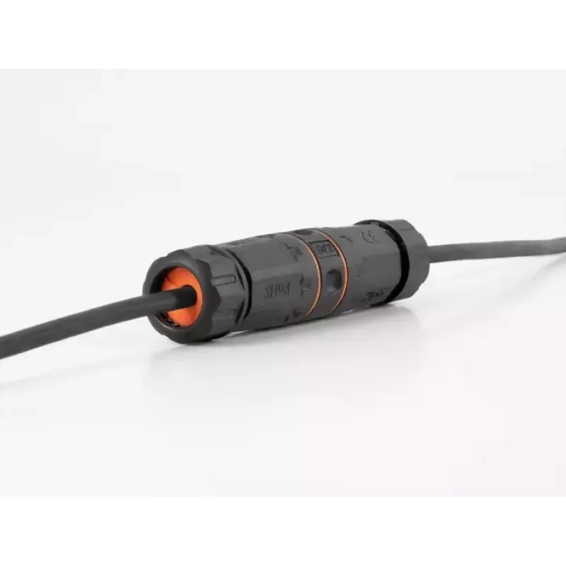 DeLOCK Kabelverbinder LSA auf LSA Cat.6A IP68 wasserdicht schwarz