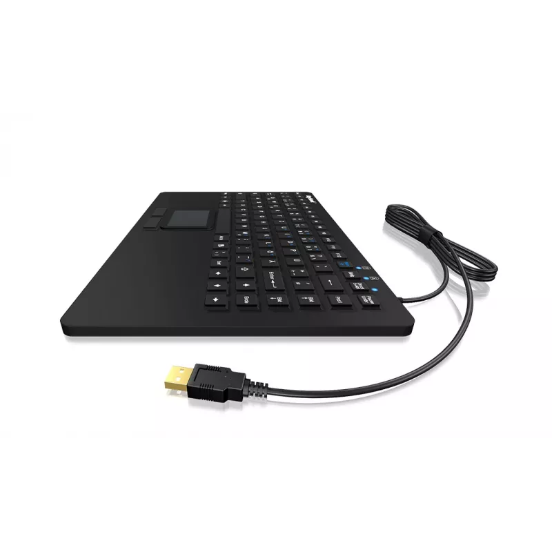 KeySonic KSK-5230 IN (DE) Tastatur Büro USB QWERTZ Deutsch Schwarz