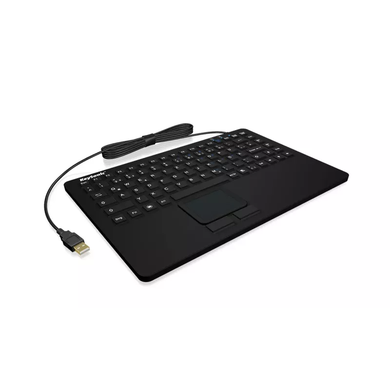 KeySonic KSK-5230 IN (DE) Tastatur Büro USB QWERTZ Deutsch Schwarz