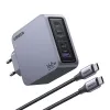 Ugreen Nexode Pro 160W GaN Ladegerät mit USB-C-Kabel Universal Schwarz, Grau AC Schnellladung Indoor