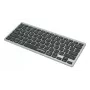 Manhattan Ultra schlank Dual-Mode Wireless Tastatur, Deutsches QWERTZ-Layout, Bluetooth (v3.0) und Wireless (2,4 GHz), 78 flache Scherentasten, automatische Energieverwaltung, Reichweite 10 m, USB-A-Mikroempfänger, AAA-Batterie (im Lieferumfang enthalten), Windows und Mac, Drei Jahre Garantie