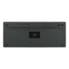 Manhattan Ultra schlank Dual-Mode Wireless Tastatur, Deutsches QWERTZ-Layout, Bluetooth (v3.0) und Wireless (2,4 GHz), 78 flache Scherentasten, automatische Energieverwaltung, Reichweite 10 m, USB-A-Mikroempfänger, AAA-Batterie (im Lieferumfang enthalten), Windows und Mac, Drei Jahre Garantie