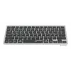 Manhattan Ultra schlank Dual-Mode Wireless Tastatur, Deutsches QWERTZ-Layout, Bluetooth (v3.0) und Wireless (2,4 GHz), 78 flache Scherentasten, automatische Energieverwaltung, Reichweite 10 m, USB-A-Mikroempfänger, AAA-Batterie (im Lieferumfang enthalten), Windows und Mac, Drei Jahre Garantie