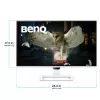 Computermonitor BenQ EW270Q 27 Zoll (68,6 cm) 2560 x 1440 2K Ultra HD LCD Weiß mit integrierten Lautsprechern