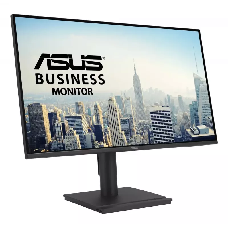 27 Zoll ASUS BE27AQ IPS LCD-Monitor, 2560 x 1440 WQHD, 5 ms, USB 3.2 Hub, höhenverstellbar, VESA, integrierte Lautsprecher, schwarz