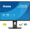 Monitor IIYAMA ProLite XB2495WSU-B1 61,2 cm (24.1 Zoll) 1920×1200 IPS Full HD, 4 ms, USB 3.2 Hub, höhenverstellbar, Lautsprecher