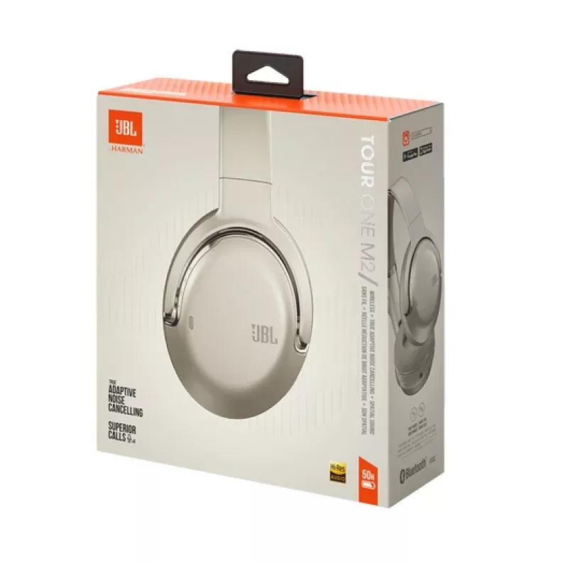 JBL Tour One M2 Kopfhörer Kabellos Kopfband Musik USB Typ-C Bluetooth Champagner