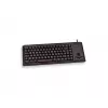 Cherry G84-4420 kompakte Tastatur mit Trackball, USB, US-Layout, schwarz
