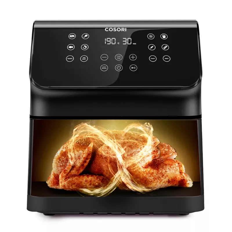 Cosori Premium II Chef Edition Single 6,2 L Standgerät 1700 W Heißluftfritteuse Schwarz