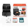 Cosori Premium II Chef Edition Single 6,2 L Standgerät 1700 W Heißluftfritteuse Schwarz